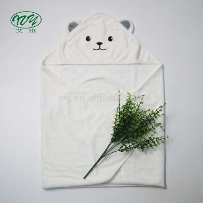 100% bamboo baby hooded animal bath towels